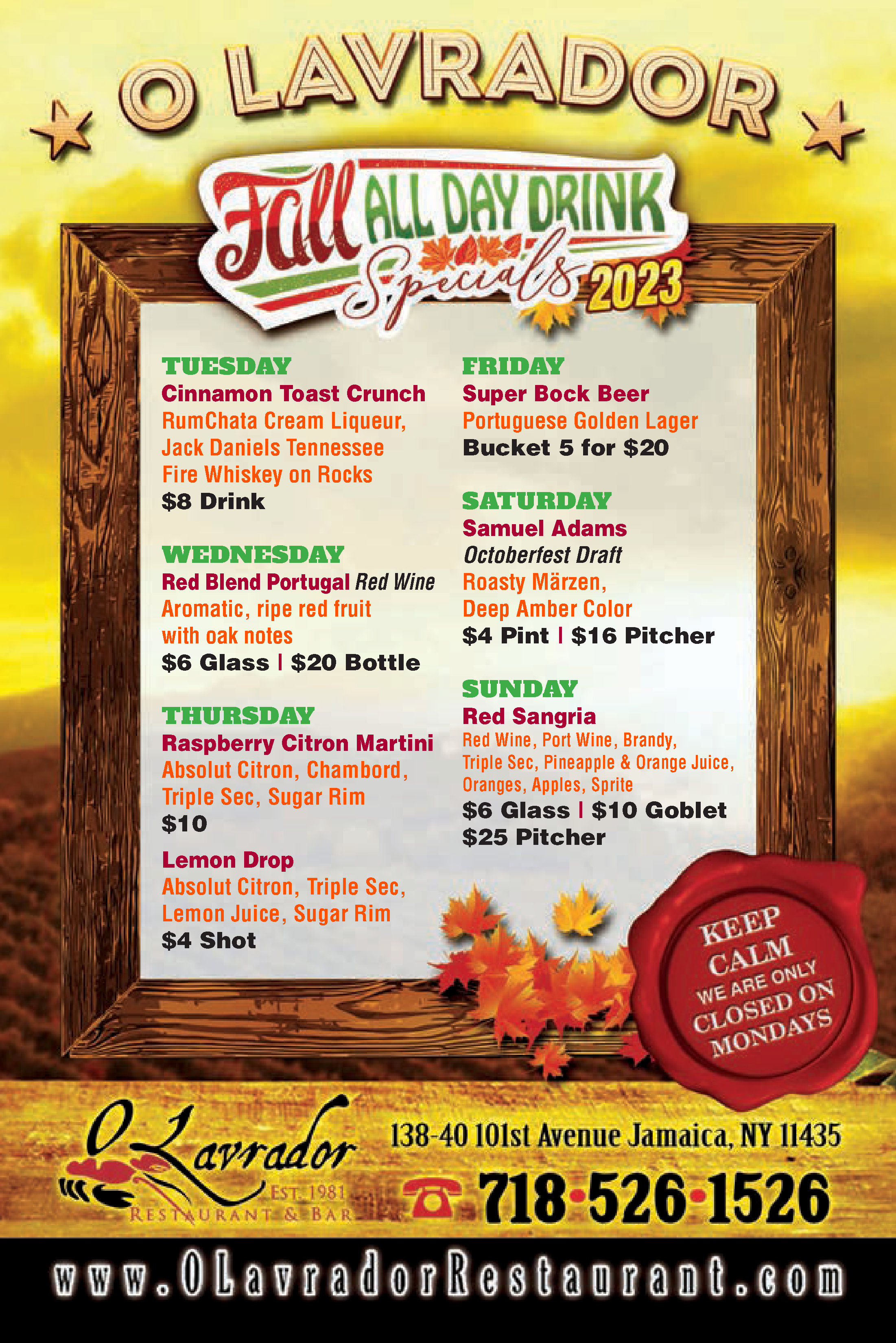 to O Lavrador Restaurant & Bar